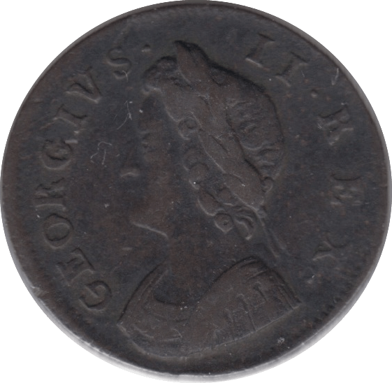 1733 FARTHING ( GF ) - Farthing - Cambridgeshire Coins