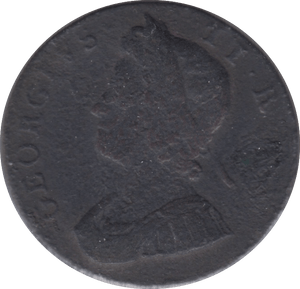 1733 HALFPENNY ( FAIR ) - Halfpenny - Cambridgeshire Coins