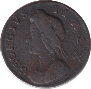 1734 FARTHING ( GF ) - FARTHING - Cambridgeshire Coins