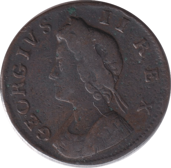 1734 FARTHING ( GF ) - FARTHING - Cambridgeshire Coins