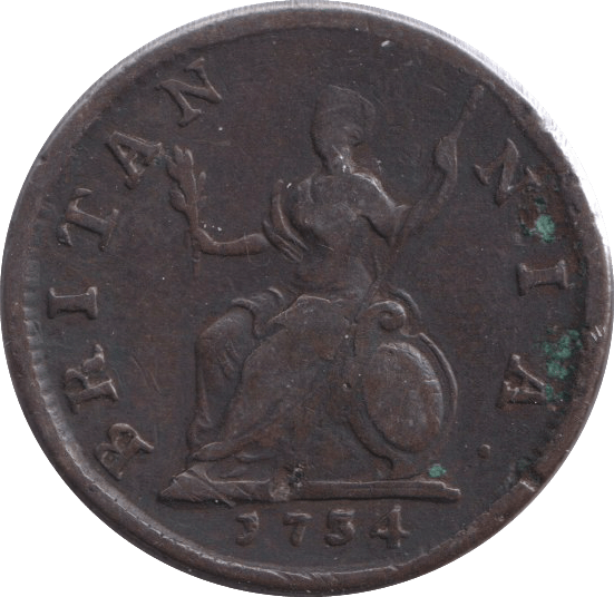 1734 FARTHING ( GF ) - FARTHING - Cambridgeshire Coins