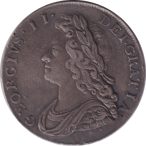 1735 HALFCROWN ( GVF ) - HALFCROWN - Cambridgeshire Coins