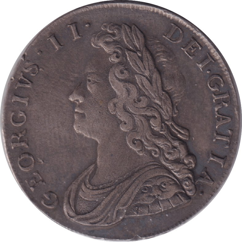 1735 HALFCROWN ( GVF ) - HALFCROWN - Cambridgeshire Coins