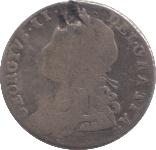 1735 SIXPENCE ( FAIR ) - Sixpence - Cambridgeshire Coins