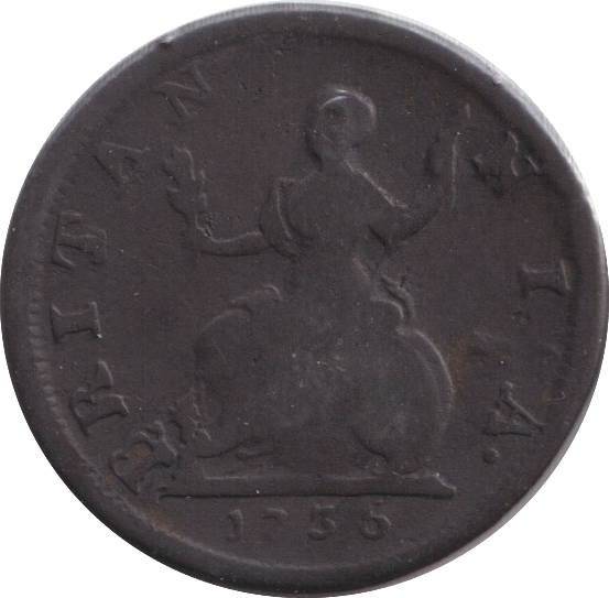 1736 FARTHING ( FAIR ) - SHILLING - Cambridgeshire Coins