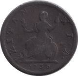 1736 FARTHING ( FAIR ) - SHILLING - Cambridgeshire Coins