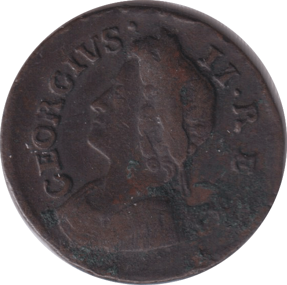 1736 FARTHING ( FINE ) - SHILLING - Cambridgeshire Coins