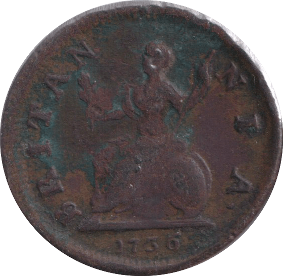 1736 FARTHING ( NF ) - SHILLING - Cambridgeshire Coins