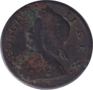 1736 HALFPENNY ( NF ) - HALFPENNY - Cambridgeshire Coins