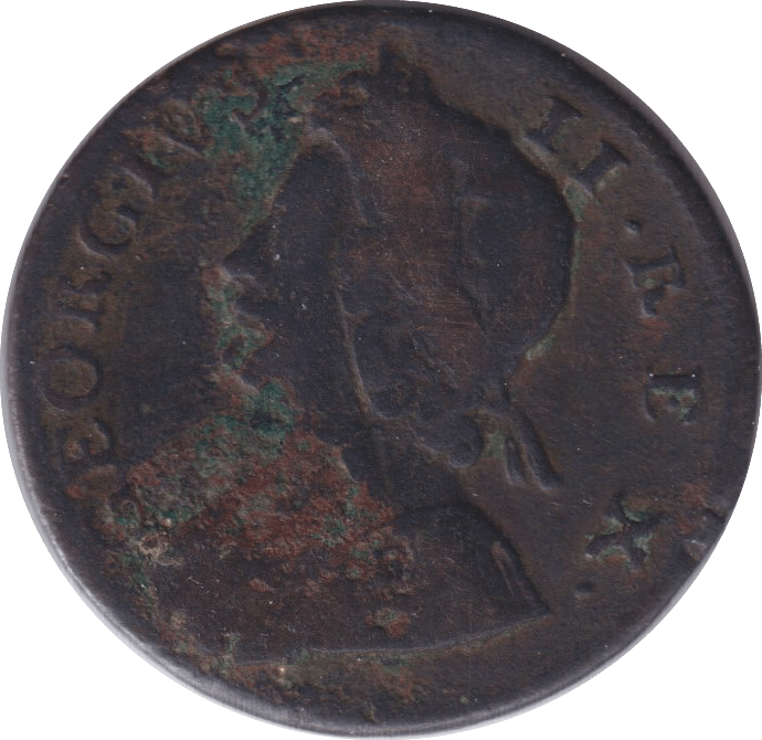 1736 HALFPENNY ( NF ) - HALFPENNY - Cambridgeshire Coins