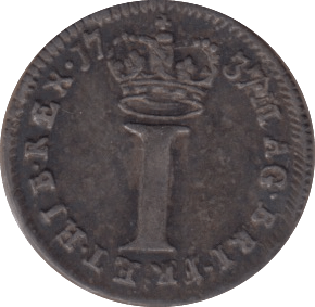 1737 MAUNDY ONE PENNY ( GVF ) - MAUNDY ONE PENNY - Cambridgeshire Coins