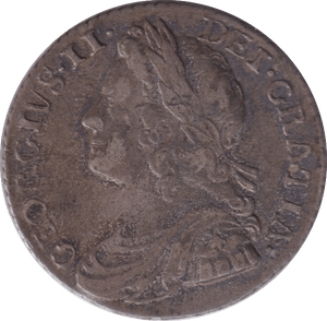 1737 SIXPENCE ( GVF ) - SIXPENCE - Cambridgeshire Coins