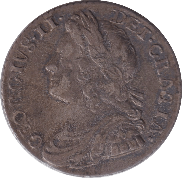 1737 SIXPENCE ( GVF ) - SIXPENCE - Cambridgeshire Coins