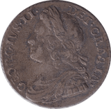 1737 SIXPENCE ( GVF ) - SIXPENCE - Cambridgeshire Coins