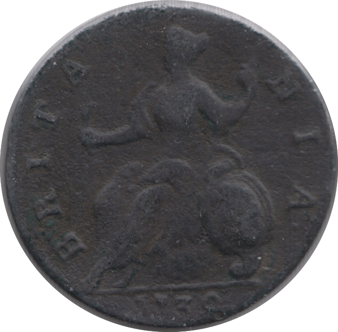 1738 HALFPENNY ( GF ) - Halfpenny - Cambridgeshire Coins