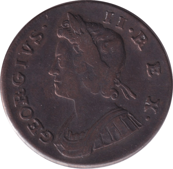 1738 HALFPENNY ( GF ) - HALFPENNY - Cambridgeshire Coins