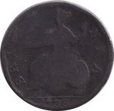 1738 HALFPENNY ( NF ) - HALFPENNY - Cambridgeshire Coins