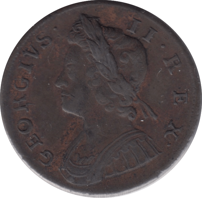 1738 HALFPENNY ( VF ) - Halfpenny - Cambridgeshire Coins