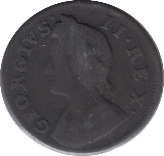 1739 FARTHING ( FINE ) - Farthing - Cambridgeshire Coins