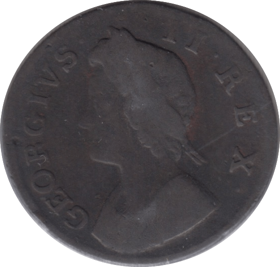 1739 FARTHING ( FINE ) - Farthing - Cambridgeshire Coins