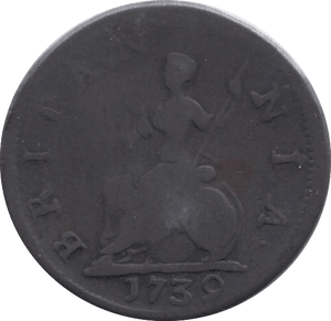 1739 FARTHING ( FINE ) - Farthing - Cambridgeshire Coins