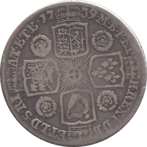 1739 SHILLING ( FINE ) - Shilling - Cambridgeshire Coins