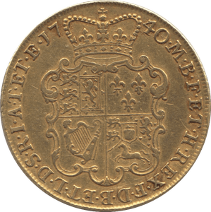 1740 GOLD TWO GUINEA ( VF ) - Guineas - Cambridgeshire Coins