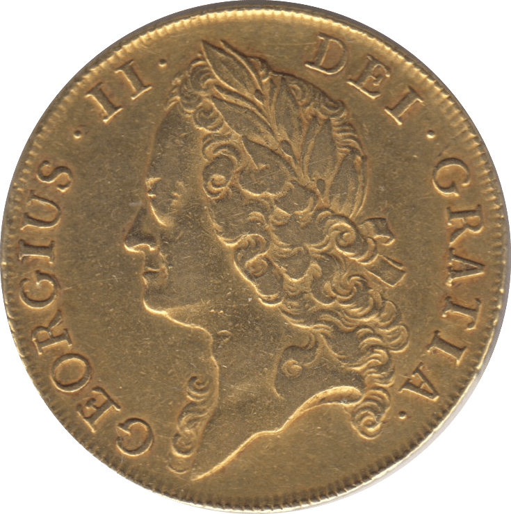 1740 GOLD TWO GUINEA ( VF ) - Guineas - Cambridgeshire Coins