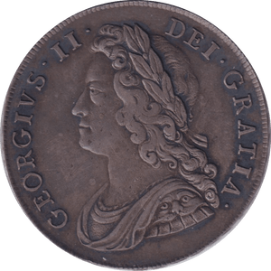 1741 HALFCROWN ( GVF ) - HALFCROWN - Cambridgeshire Coins