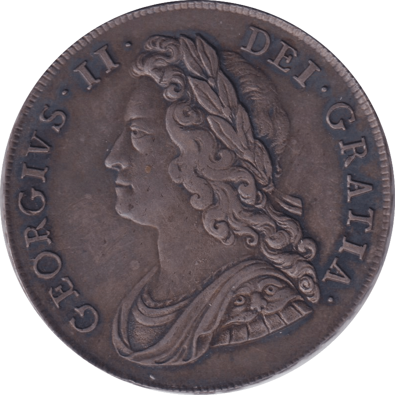 1741 HALFCROWN ( GVF ) - HALFCROWN - Cambridgeshire Coins