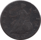 1742 HALFPENNY ( FAIR ) - Halfpenny - Cambridgeshire Coins