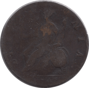 1742 HALFPENNY ( NF ) - Halfpenny - Cambridgeshire Coins