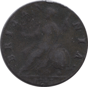 1743 HALFPENNY ( FAIR ) - Halfpenny - Cambridgeshire Coins