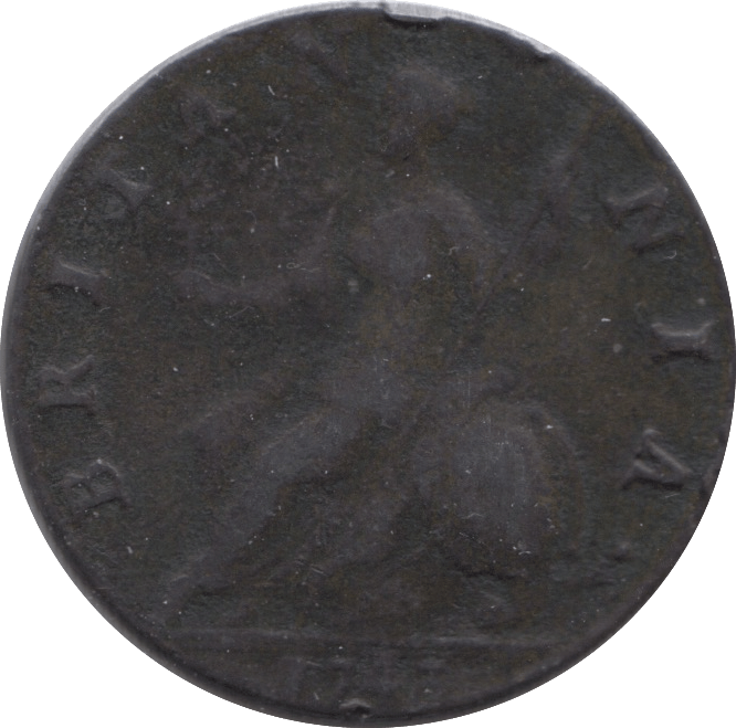 1743 HALFPENNY ( FAIR ) - Halfpenny - Cambridgeshire Coins