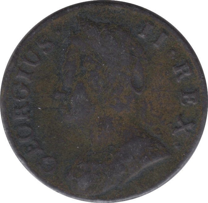 1743 HALFPENNY ( FAIR ) - Halfpenny - Cambridgeshire Coins