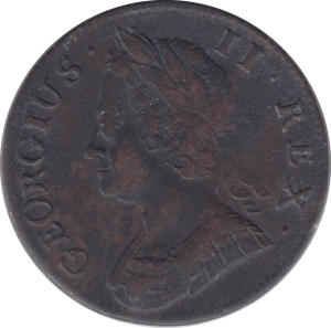 1743 HALFPENNY ( FAIR ) - Halfpenny - Cambridgeshire Coins