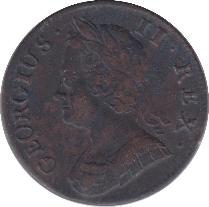 1743 HALFPENNY ( FAIR ) - Halfpenny - Cambridgeshire Coins