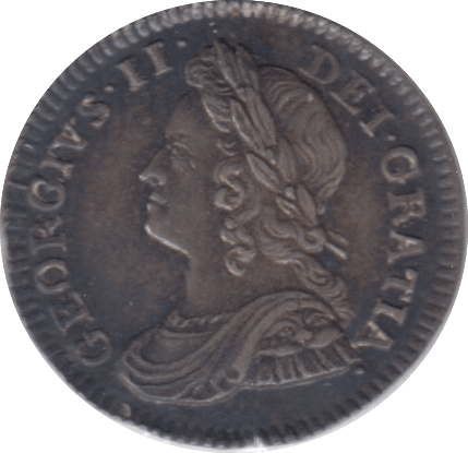 1743 MAUNDY THREEPENCE ( EF ) - MAUNDY THREEPENCE - Cambridgeshire Coins