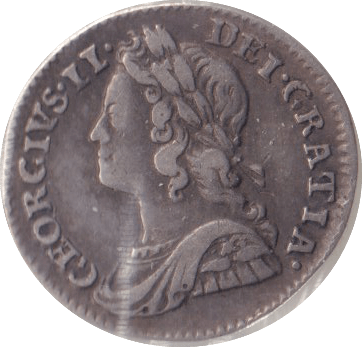 1743 MAUNDY TWOPENCE ( VF ) - MAUNDY TWOPENCE - Cambridgeshire Coins