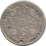 1743 SHILLING ( GF ) HOLED - Shilling - Cambridgeshire Coins