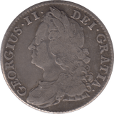 1743 SHILLING ( VF ) - Shilling - Cambridgeshire Coins