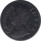 1744 FARTHING ( GF ) - Farthing - Cambridgeshire Coins