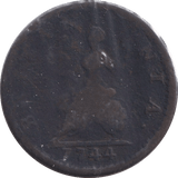 1744 FARTHING ( NF ) - SHILLING - Cambridgeshire Coins