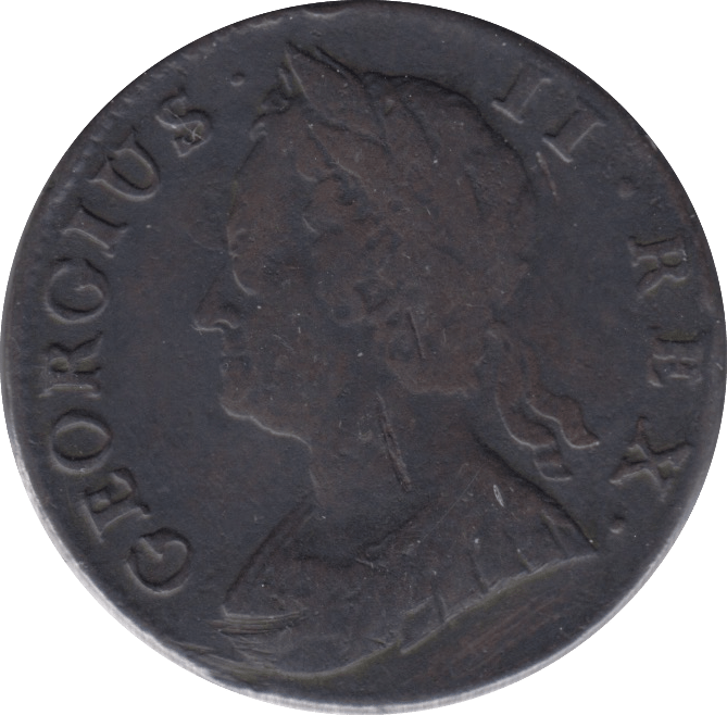 1744 HALFPENNY ( GF ) - Halfpenny - Cambridgeshire Coins