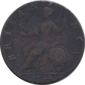 1744 HALFPENNY ( GF ) - Halfpenny - Cambridgeshire Coins