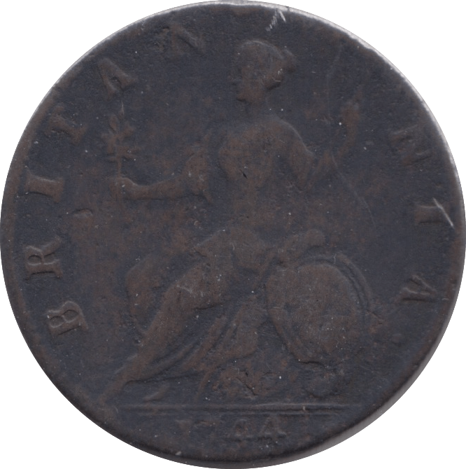 1744 HALFPENNY ( GF ) - Halfpenny - Cambridgeshire Coins