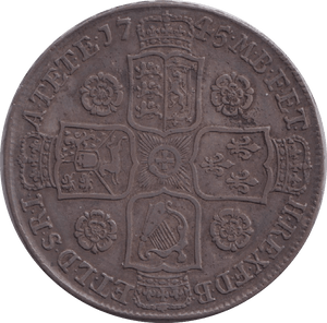 1745 HALFCROWN ( GVF ) - HALFCROWN - Cambridgeshire Coins