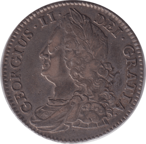 1745 HALFCROWN ( GVF ) - HALFCROWN - Cambridgeshire Coins