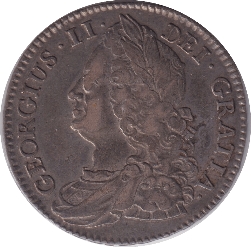 1745 HALFCROWN ( GVF ) - HALFCROWN - Cambridgeshire Coins