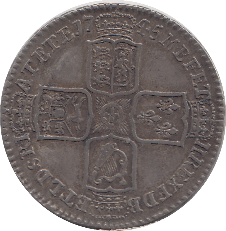 1745 HALFCROWN ( GVF ) LIMA - Halfcrown - Cambridgeshire Coins